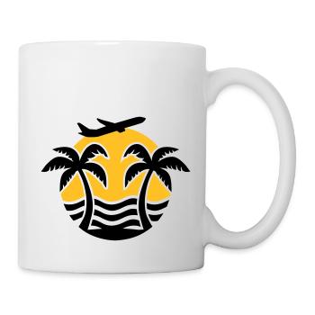 Vacances - Mug blanc - blanc - Droite