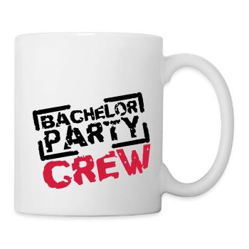 Bachelor Party Crew Stempel Design - Mug - white - Right