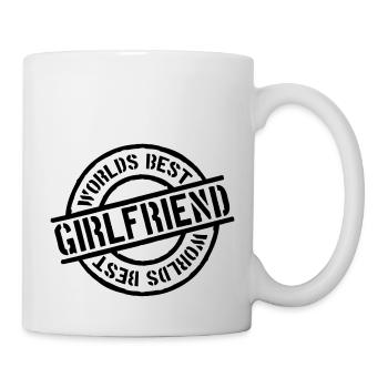 Stempel Worlds best Girlfriend - Mug - white - Right