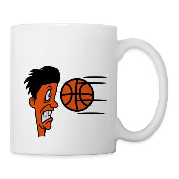 Cool drôle de Sport basket-ball - Mug blanc - blanc - Droite
