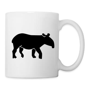 Tapir - Tasse - Weiß - Rechts