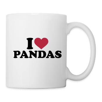I love Pandas - Mug - white - Right