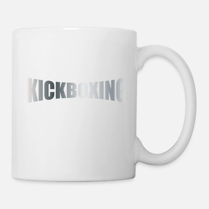 KICKBOXING - Tasse - Weiß