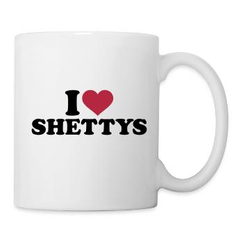 Shetland Pony - Tasse - Weiß - Rechts