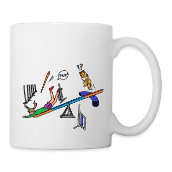 Geschicklichkeit - Tasse - Weiß - Rechts