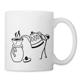 Barista - Tasse - Weiß - Rechts