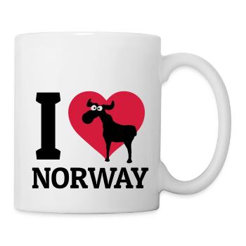 I love Norway - Mug - white - Right