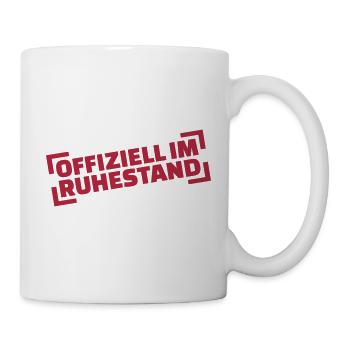 Rentner - Tasse - Weiß - Rechts