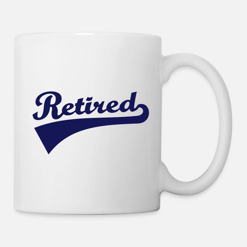 Rente - Tasse - Weiß
