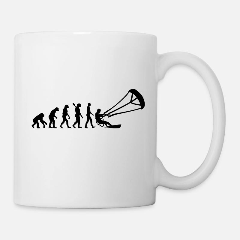 Kitesurfen - Tasse - Weiß