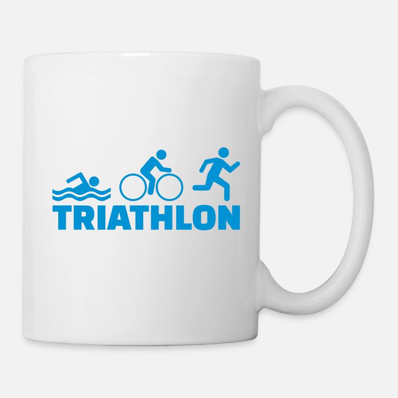 Triathlon - Mug blanc - blanc