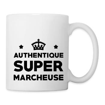Course à pied / Marche / Marcheur / Running / Run - Mug blanc - blanc - Droite
