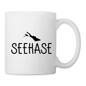 Seehase - Tasse - Weiß - Rechts
