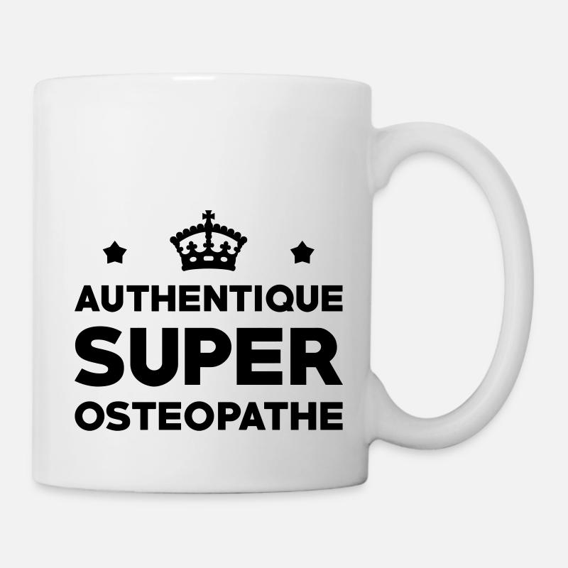 Ostéopathe / Ostéopathie / Masseur / Kiné / Ostéo - Mug blanc - blanc