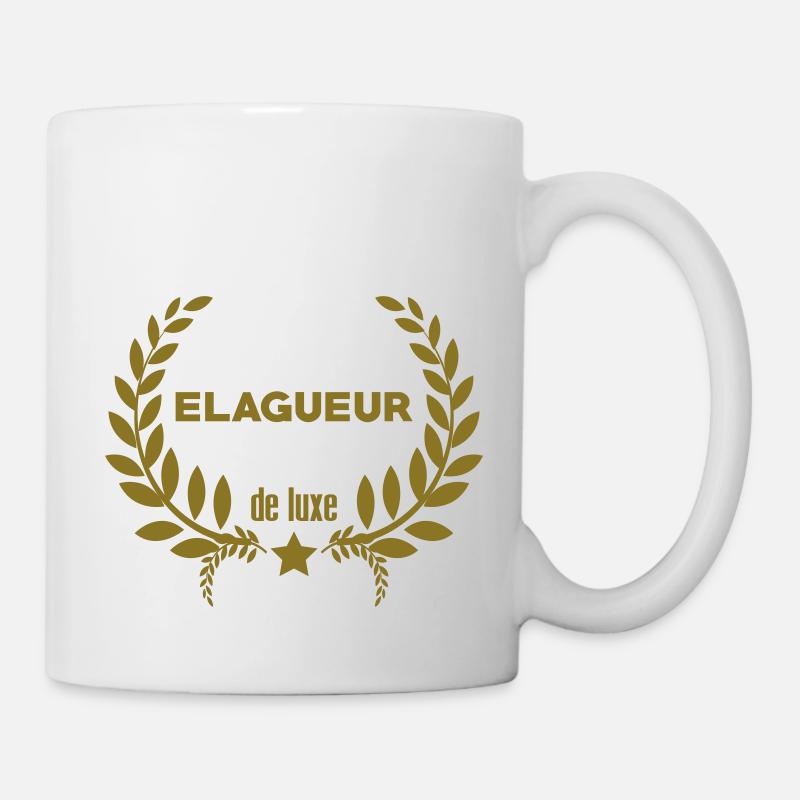 Elagueur / Elaguer / Arbre / Bois / Bucheron - Mug blanc - blanc