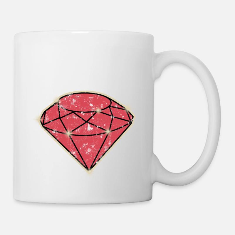 rubis - Mug blanc - blanc