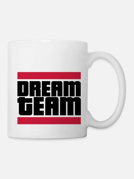 dream team - Tasse - Weiß
