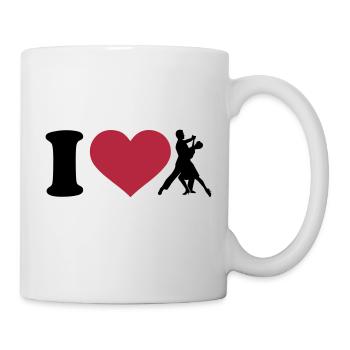 I love Dancing - Mug - white - Right