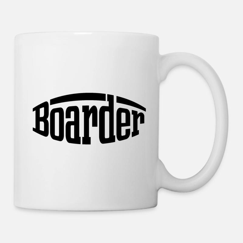 Boarder - Tasse - Weiß