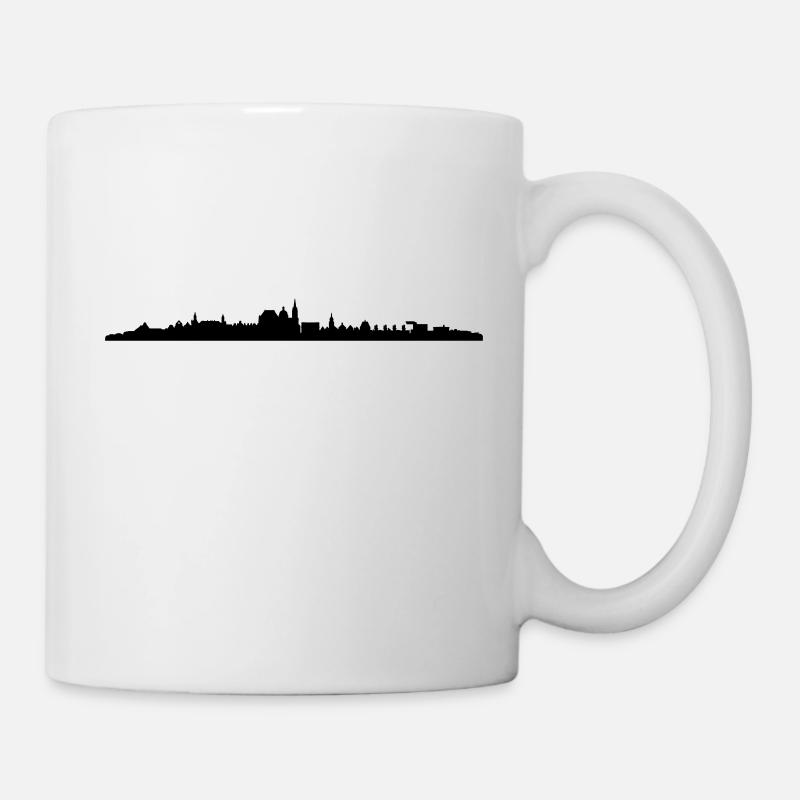 Skyline Aachen - Tasse - Weiß