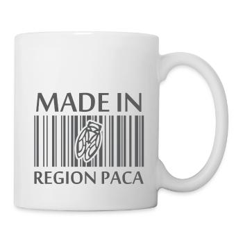 Provence Alpes Côte d'Azur Made in PACA Cigale - Mug blanc - blanc - Droite