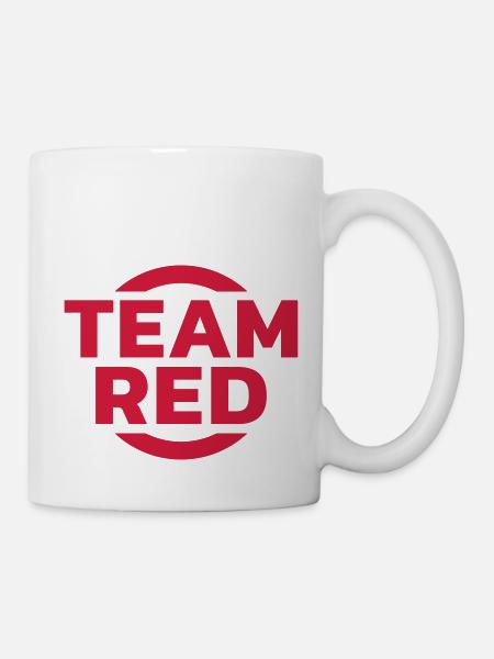 Team Red - Tasse - Weiß