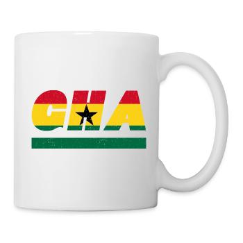 Ghana Flag Flag GHA - Mug - white - Right