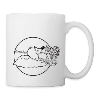 Mole earth Mole hail flower smell fragrance sp - Mug - white - Right