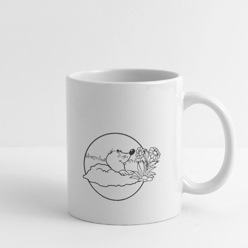 Mole Earth Mole Grêle Fleur Odeur Parfum Sp Mug blanc