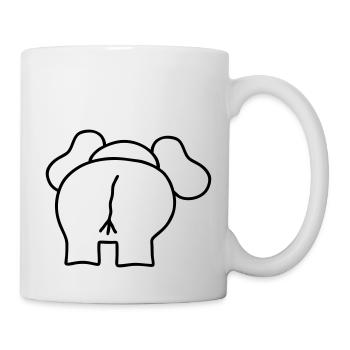 Elefant elephant - Tasse - Weiß - Rechts