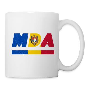 Moldawien Fahne Flagge MDA - Tasse - Weiß - Rechts