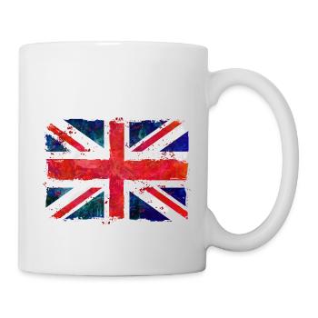 Union Jack - UK Flag - Tasse - Weiß - Rechts