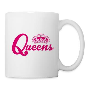 queens are born in july - Tasse - Weiß - Rechts