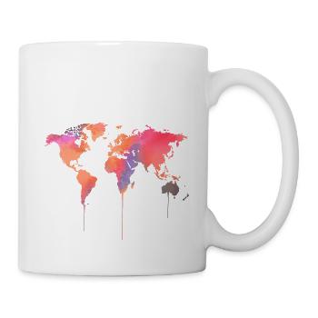 map of the world - Mug - white - Right