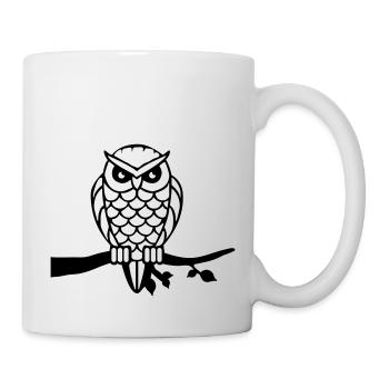 owl_001 - Mug blanc - blanc - Droite