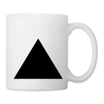 Triangle, pyramid (cheap!) - Mug - white - Right