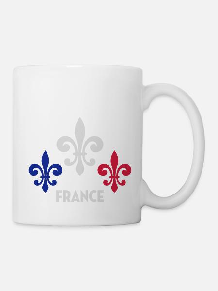 France Français Française French Frankreich - Mug blanc - blanc