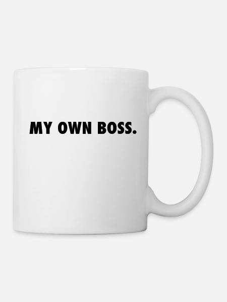 My own boss - Mug - white