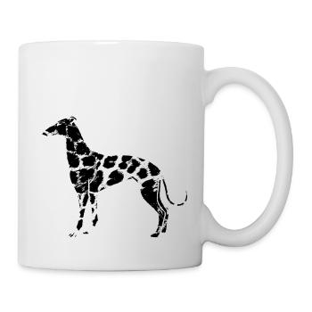 Galgo black - Tasse - Weiß - Rechts