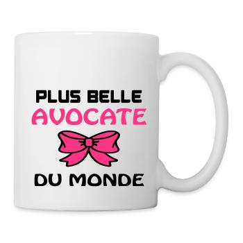 Avocat / Avocate / Lawyer / Banquier / Humour / G - Mug blanc - blanc - Droite
