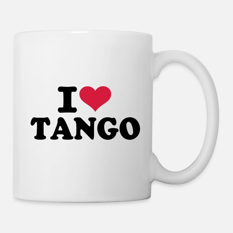 I love Tango - Tasse - Weiß