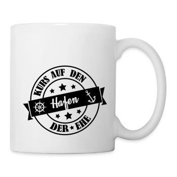 hafen_der_ehe_001 - Tasse - Weiß - Rechts