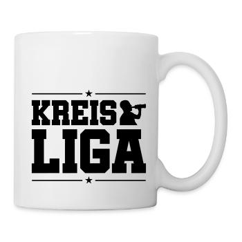 kreis liga bier - Tasse - Weiß - Rechts