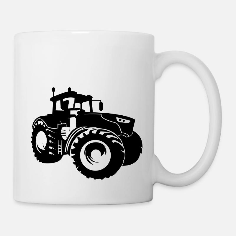 traktor - Tasse - Weiß