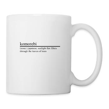 Komorebi - Mug blanc - blanc - Droite