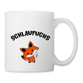 schlaufuchs_02 - Tasse - Weiß - Rechts