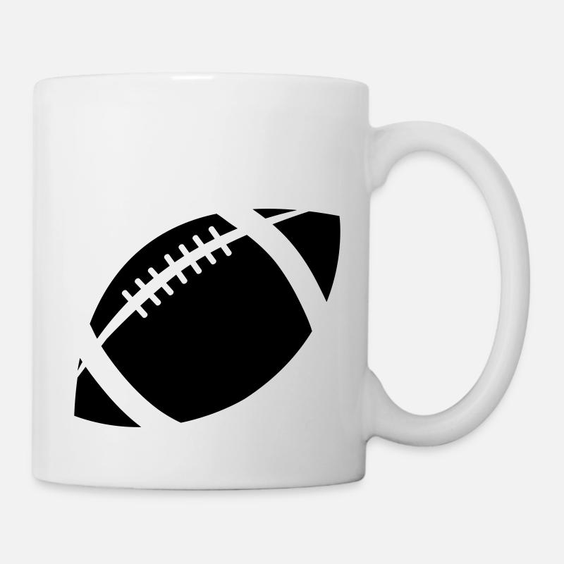 football - Tasse - Weiß