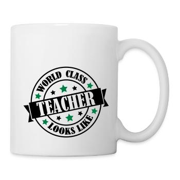 world_class_teacher_2 - Mug blanc - blanc - Droite