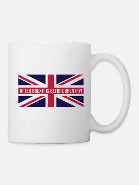 Après le Brexit, c'est avant Brentry! (Union Jack) - Mug blanc - blanc