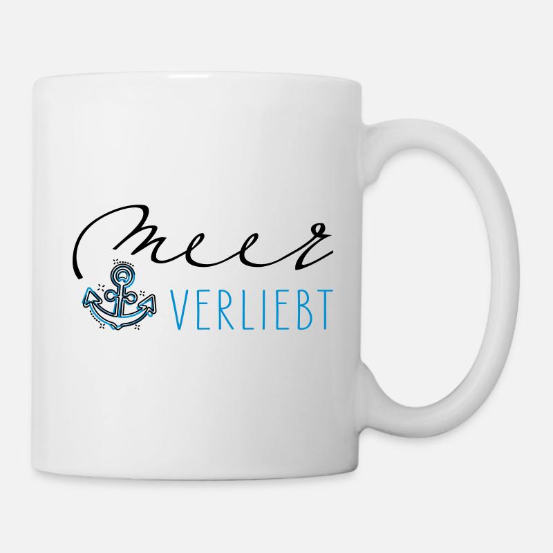 Meer verliebt - Tasse - Weiß
